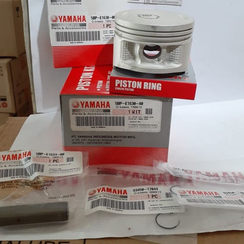 Seher Piston Kit OS 100 Yamaha Scorpio Z ASLI ORI ORIGINAL YAMAHA  5BP-E1630-40