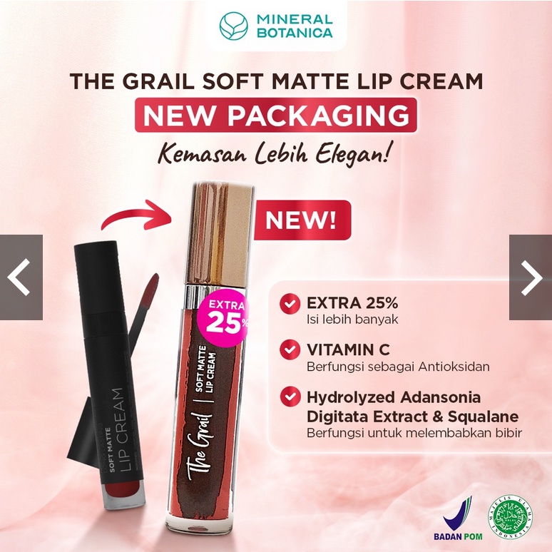 ❤ jselectiv ❤ MINERAL BOTANICA THE GRAIL Soft Matte Lip Cream | Lip Cream MINERAL BOTANICA