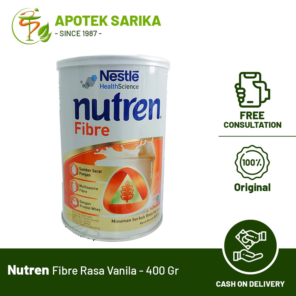 

Nestle Fibre 400 Gr - Rasa Vanila / Susu Untuk Menjaga Saluran Pencernaan