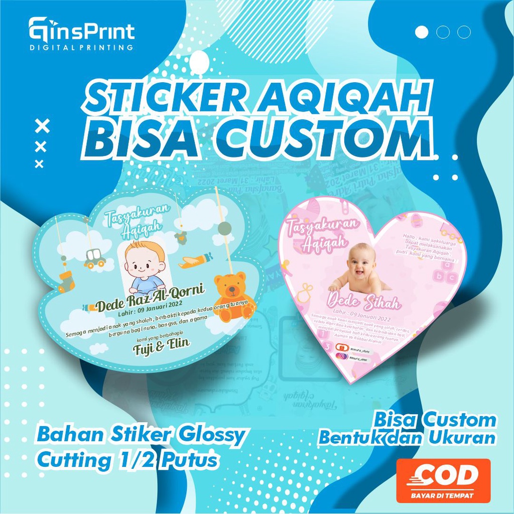 

CUSTOM BENTUK | STIKER AQIQAH
