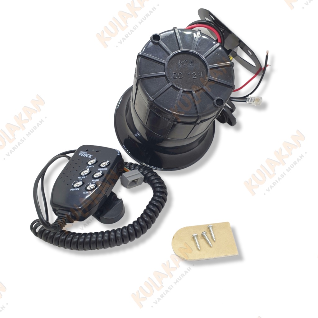 Klakson TOA 6 Suara 12v 12 Volt Motor Mobil Mic Microfon Volume