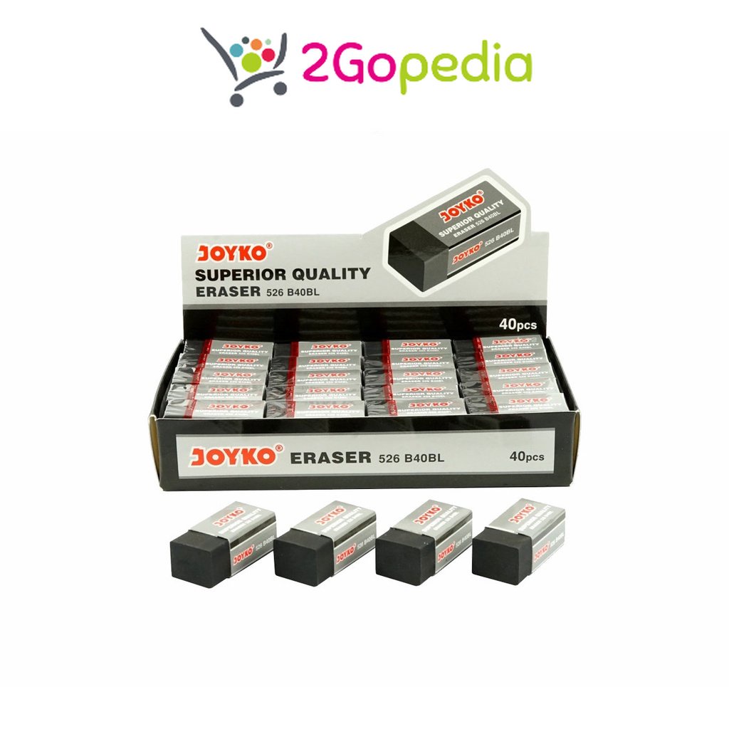

Penghapus Pensil Eraser 526-B40BL Hitam Joyko Grosir Murah Atk