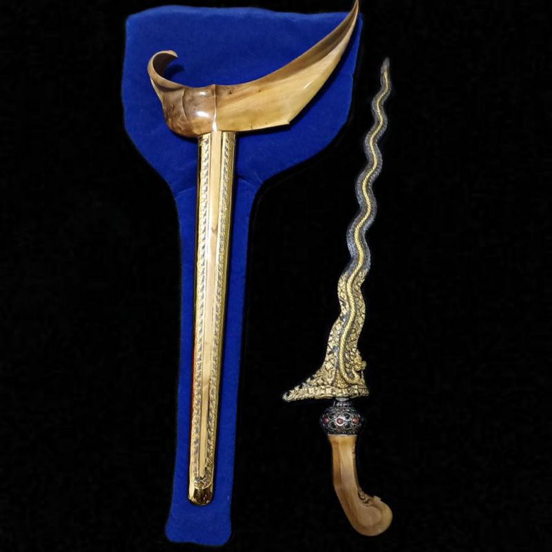 Keris Nogo Sosro Kinatah Kamarogan Mataram