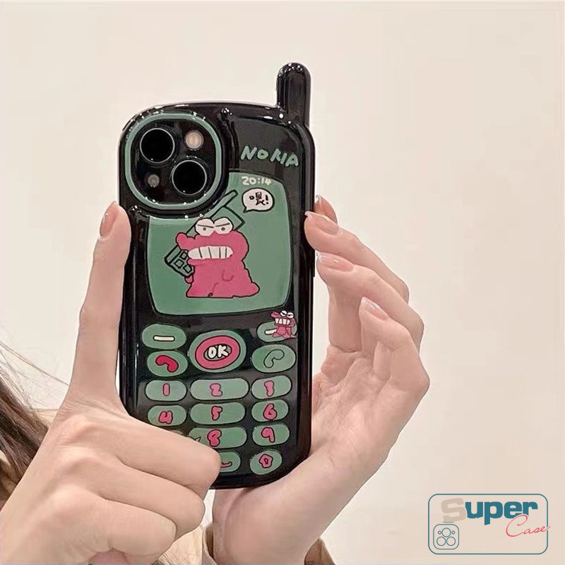 Soft Case Desain Kartun Beruang Buaya Strawberry Untuk iPhone 14 11 12 13 Pro MAX 7 8 Plus X XR XS MAX