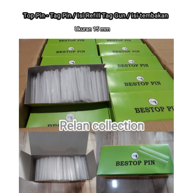 

Top Pin - Tag Pin / Isi Refill Tag Gun / isi tembakan kaos kaki Isi 5000 Pcs