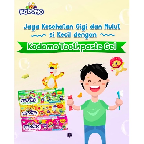 Kodomo Toothpaste Gel 45gr | Odol bayi / anak