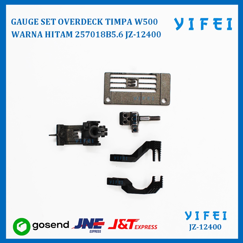 GAUGE SET OVERDECK TIMPA W500 TEFLON HITAM 257018B5.6 YIFEI-12400