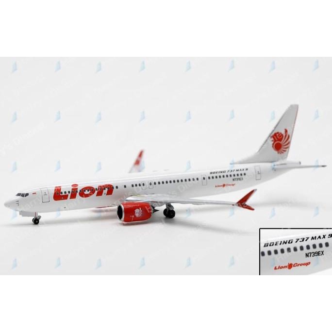[AeroClassic] 1/400 B737-9Max Lion Air