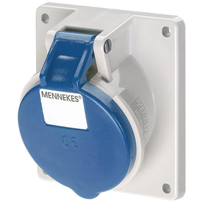 Mennekes 1463 panel mounted receptacles angled IP44 16A3P230V