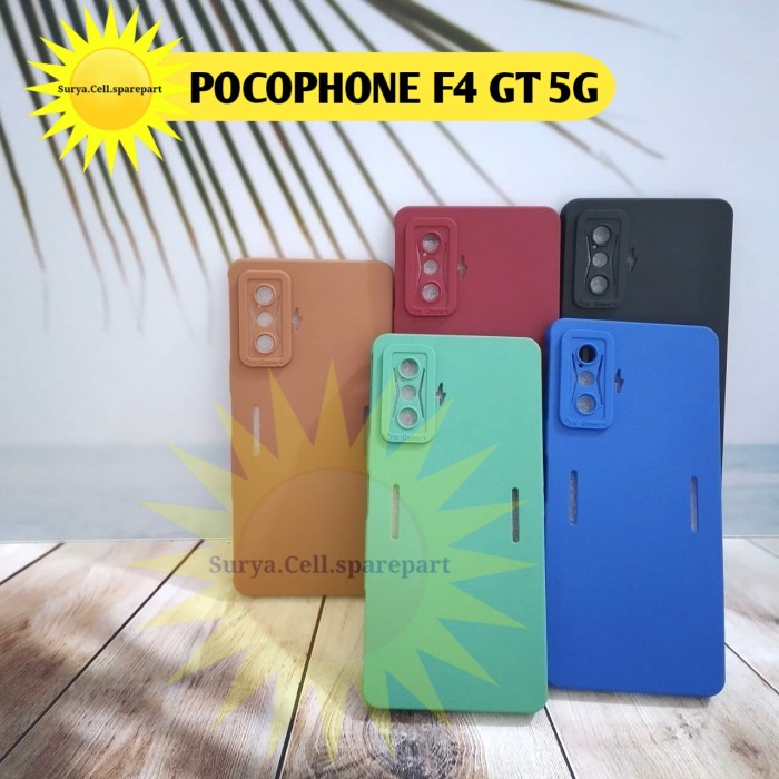 Case Slim Matte Pro Camera Xiaomi Pocophone F4 GT 5G