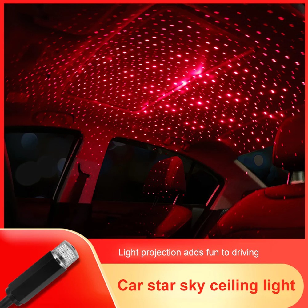 Star Decoration Lampu Bintang Atap Mobil USB Star Sky Lamp