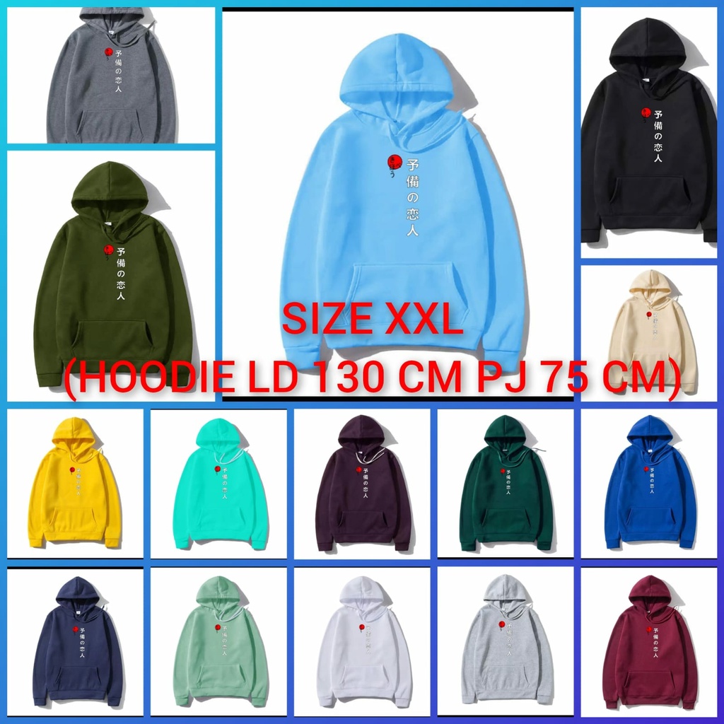 BISA COD/JHOSE/SWEATER HOODIE TULISAN JEPAN JUMBO/HOODIE TERBARU/TERLARIS