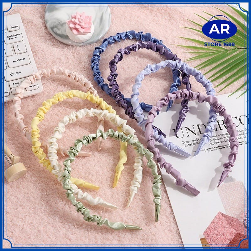 AR-Bando Scrunchie Model Korea Premium Bando Korea Colorfull Headband