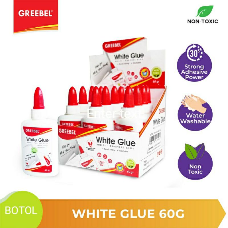 

Greebel White Glue | Lem Putih 100gr