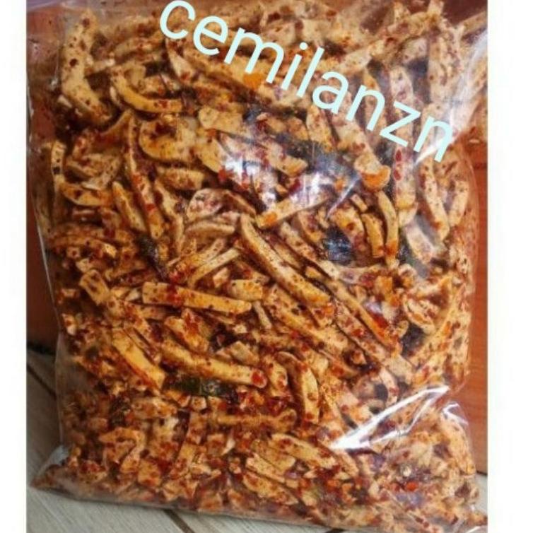 

Diskon Basreng pedas daun jeruk / baso goreng basreng pedas 1kg bumbu cabe asli TMW