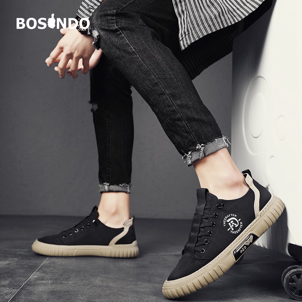 Sepatu BOSINDO K-15 Sepatu Fashion Terbaru Outdoor Traveling Casual Sepatu Sneakers Pria Kekinian Sepatu Sneakers Import-Sepatu Pria Kasual Import- Sepatu Pria Keren -Sepatu Sneakers Pria Kekinian-Sepatu Dewasa Korea Import