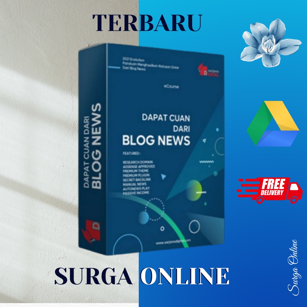 KAYA DARI BLOGGING ECOURSE DAPAT CUAN DARI NEWS PASSIVE INCOME BLOG