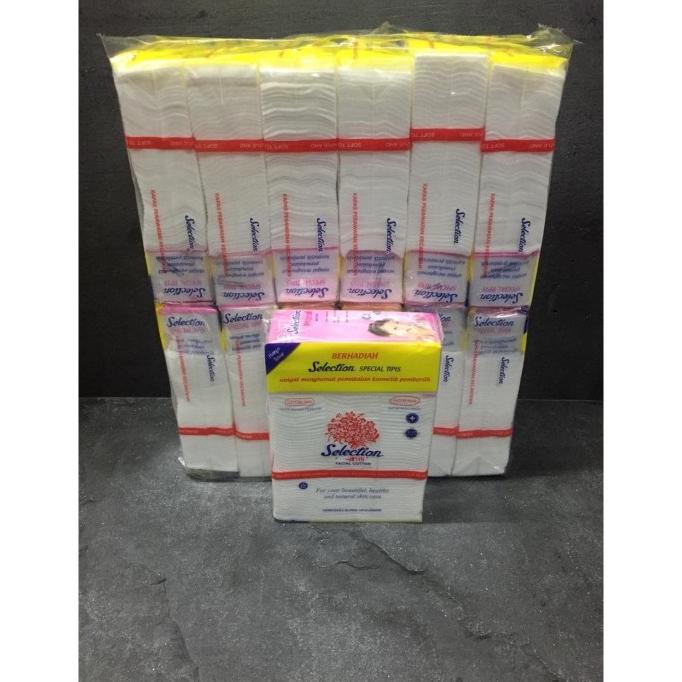 Kapas Selection 75Gr / Kapas Wajah [Grosir isi 12 Pack)