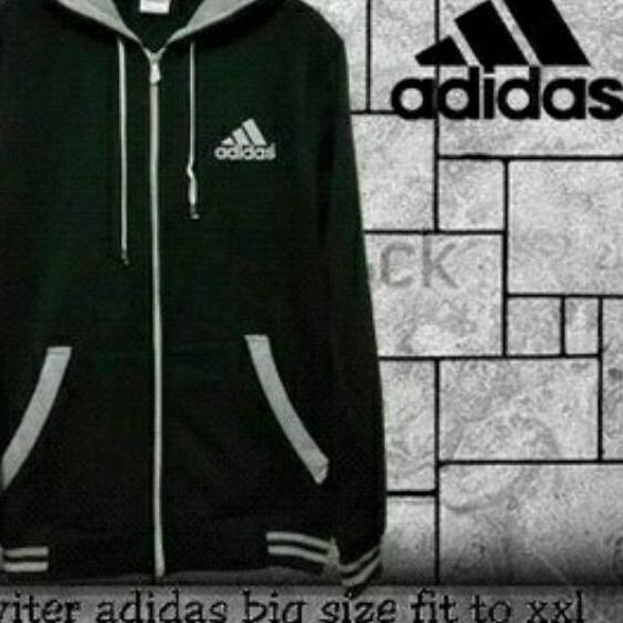 GRATIS ONGKIR✅Jaket pria hoodie adidas simple jumbo|RA2