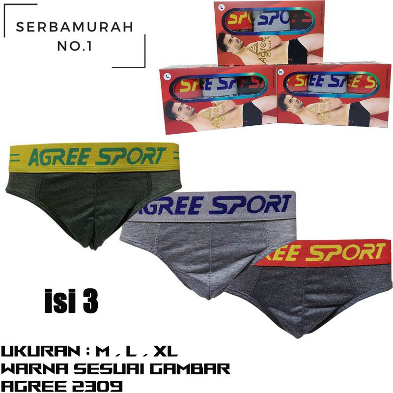 CELANA DALAM PRIA DEWASA AGREE SPORT ART 2309