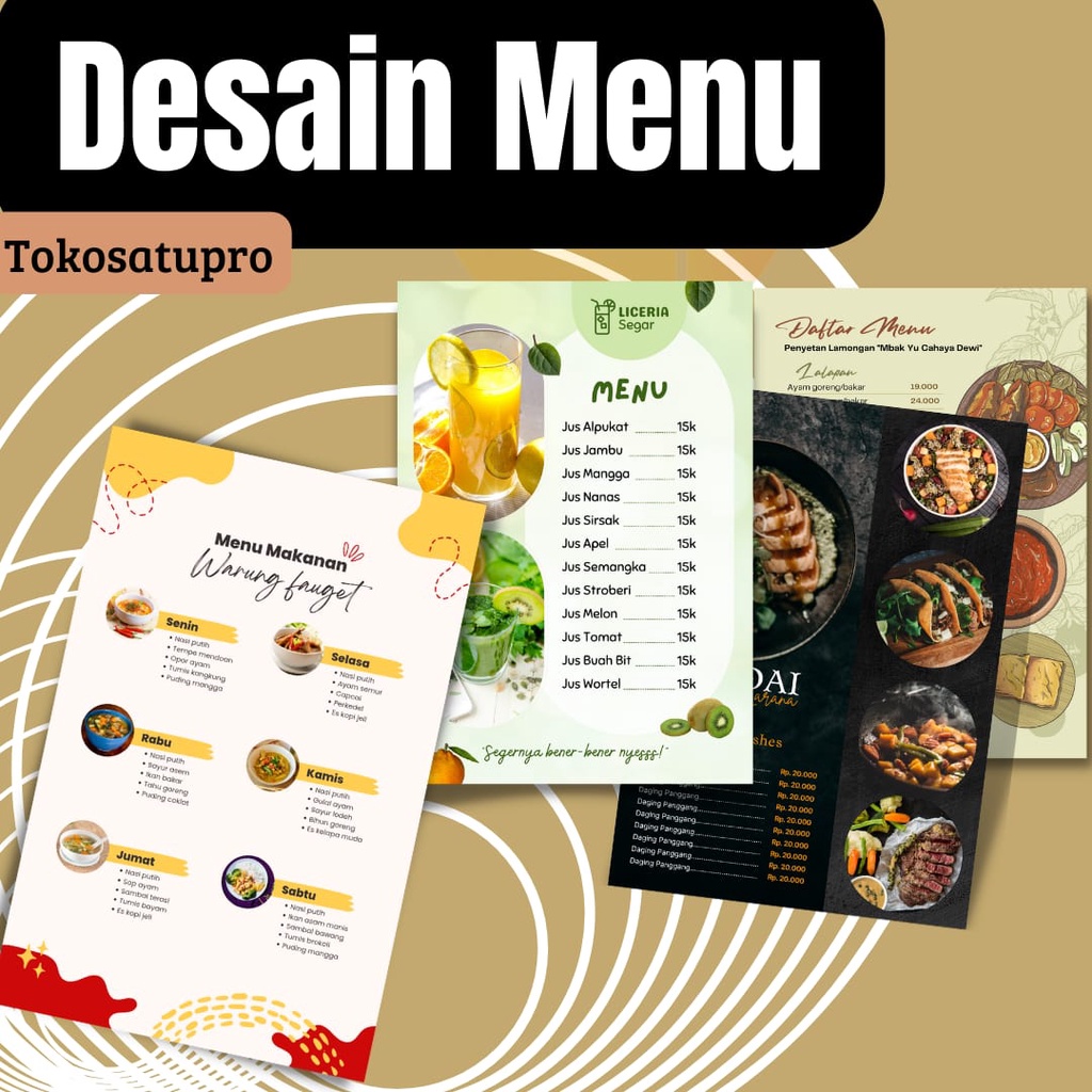 Desain Menu