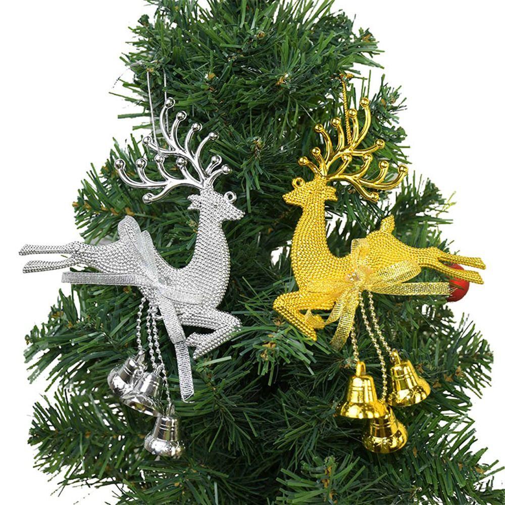 [Elegan] Rusa Ornamen Pohon Natal PVC Dekorasi Pesta Gantung Pendant Ornamen Hadiah Anak Xmas Christmas Decoration