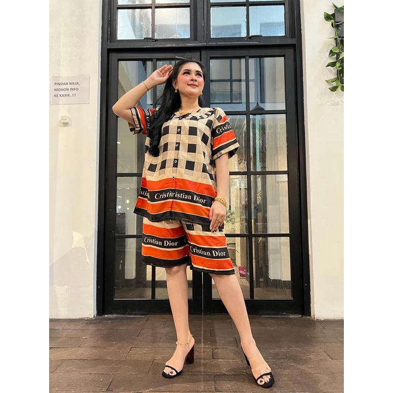 Setelan kulot CD daster arab rayon