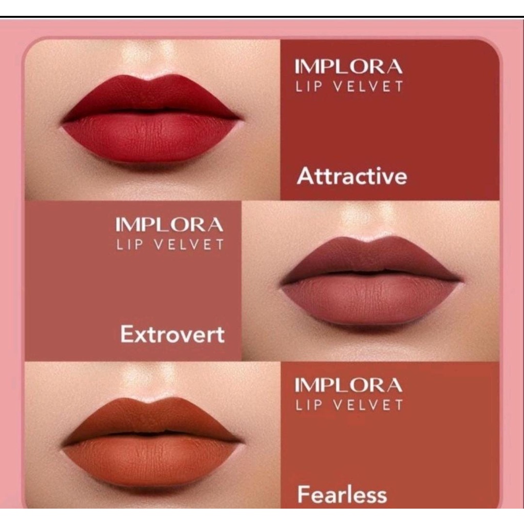 IMPLORA LIP VELVET/ IMPLORA MATTE/ IMPLORA LIP MATTE LIP VELVET / LIPVELVET