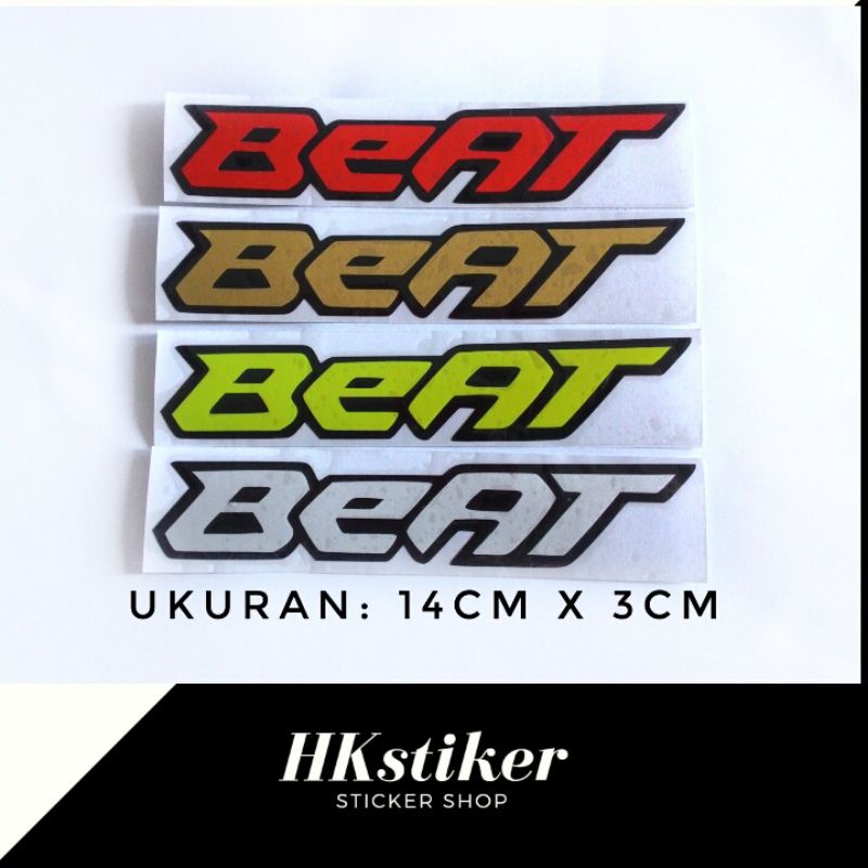 Stiker Cutting Beat Tulisan Cutting Sticker Untuk Sticker Motor