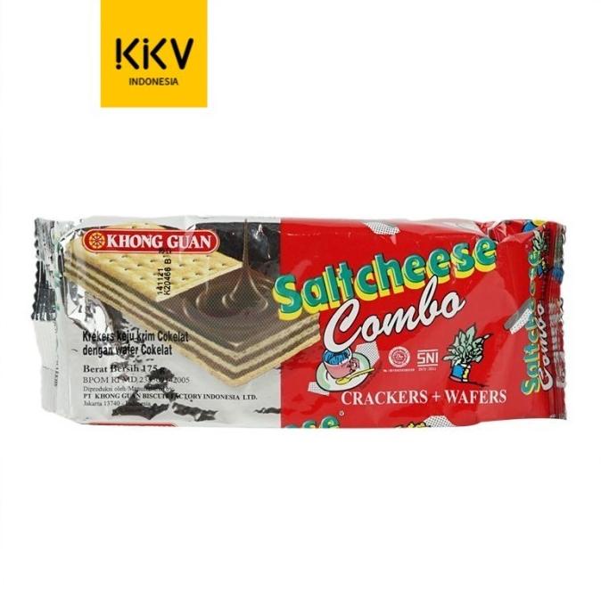 

KKV Khong Guan Salt Cheese Combo Chocolate Wafer Cokelat 175g