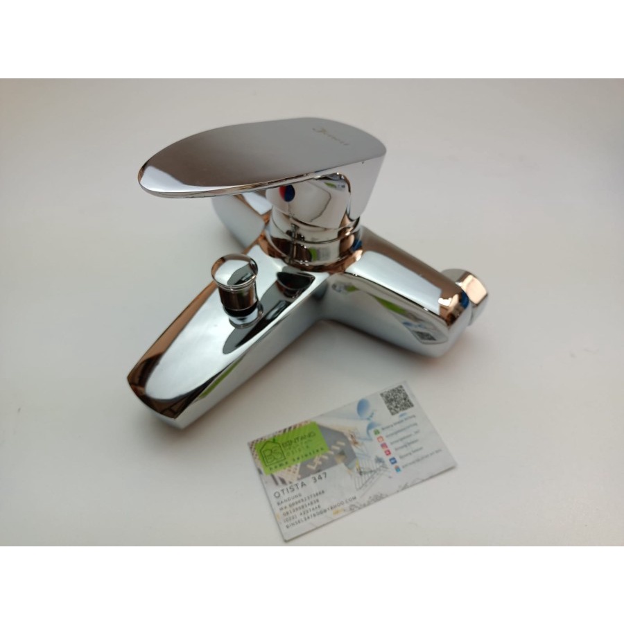 KERAN PANAS DINGIN  BATHTUB MIXER FULLSET WITH HAND SHOWER JENETI