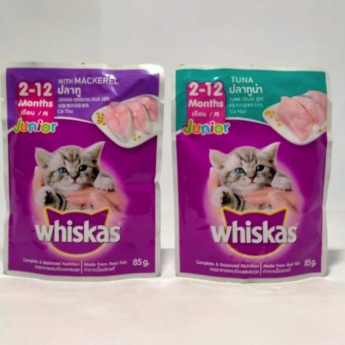 

Ikan Kaleng Whikas 85Gr Junior Perdus/24Pcs,Tuna N Macharel