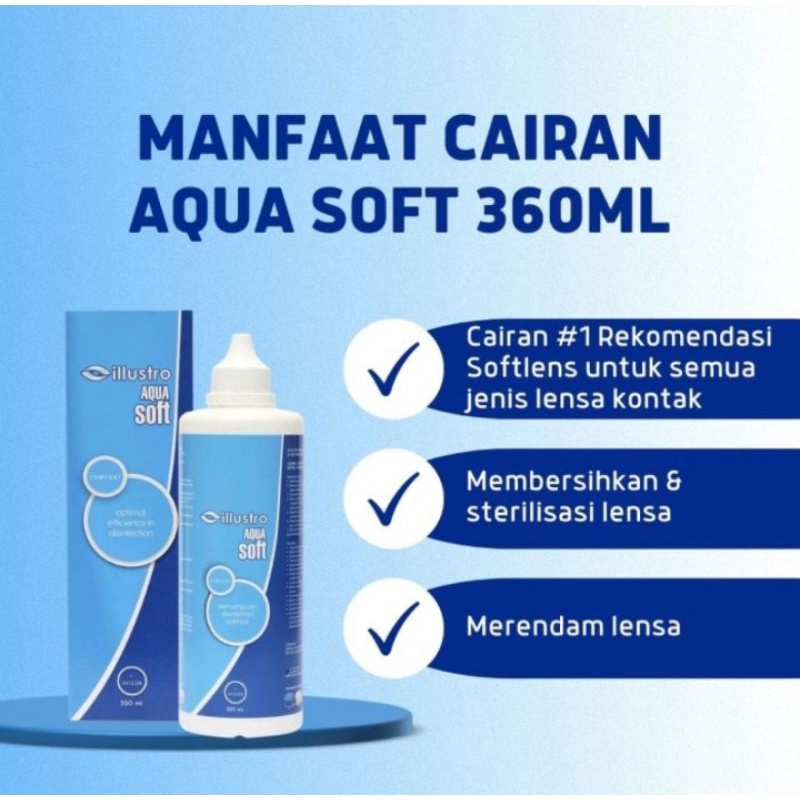 Aquasoft Ilustro Cairan Pembersih Softlens Multipurpose