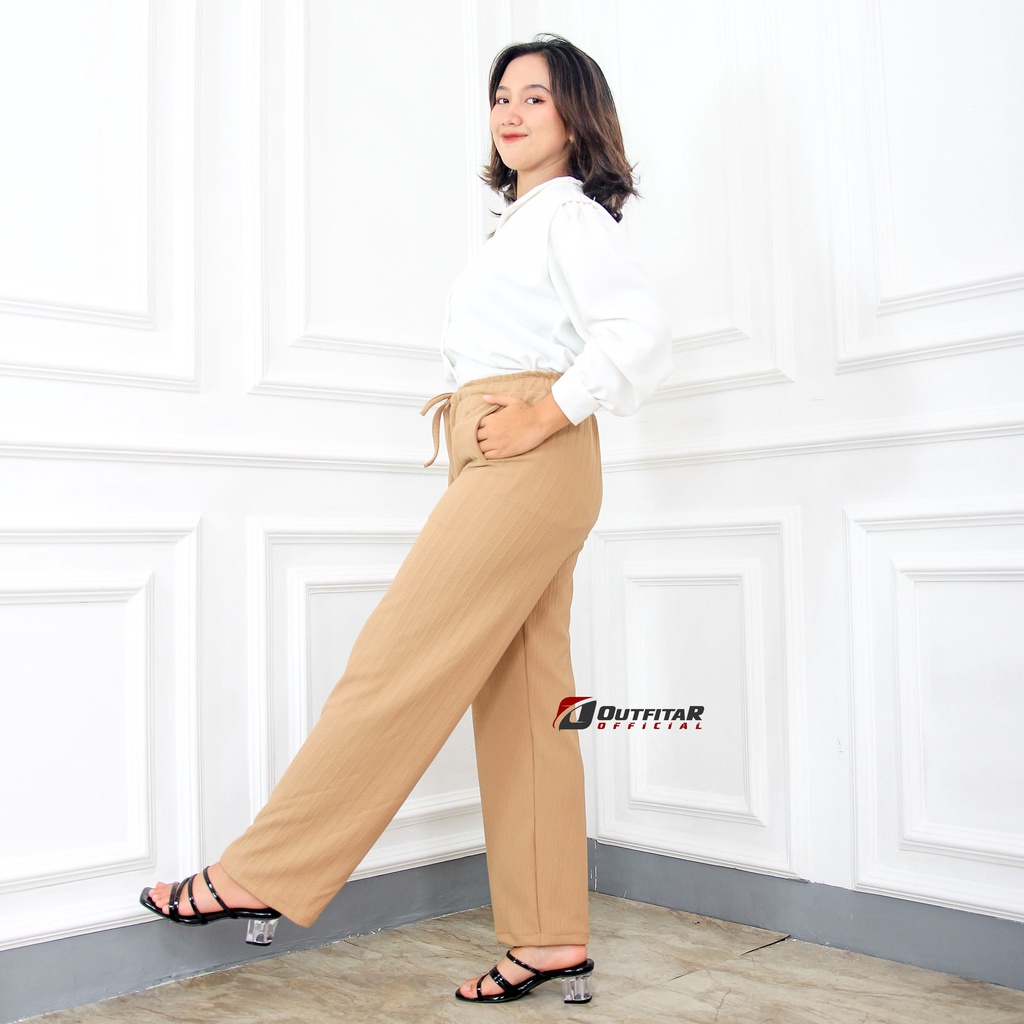 Celana Kulot Wanita Highwaist Kulot Premium Momoto Pants