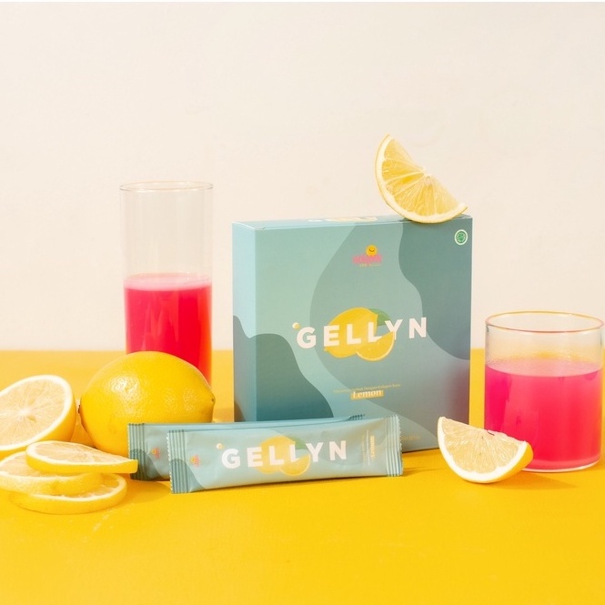 Gellyn Collagen Drink Lemon - Suplemen Kecantikan