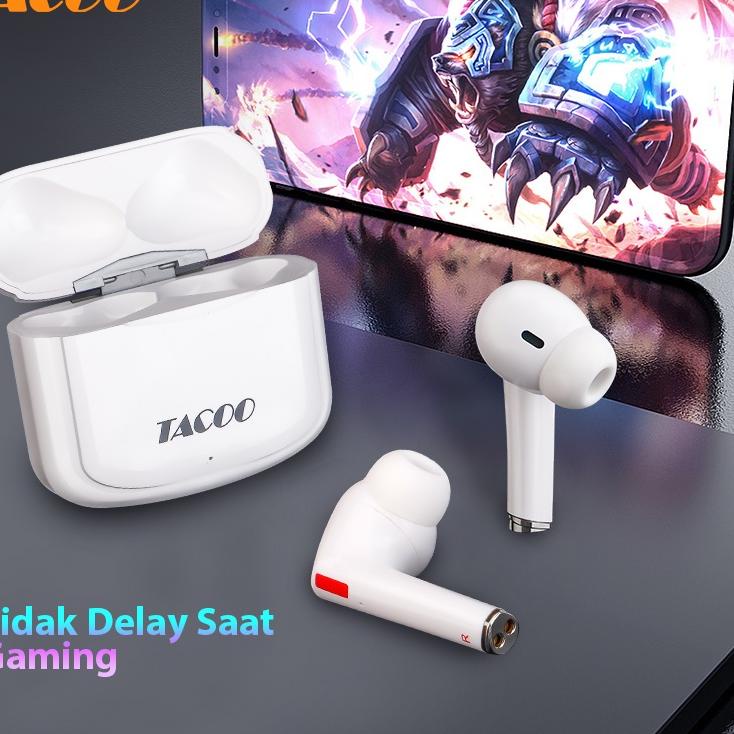 Kode5b5Ap--(New) TACOO TWS Buetooth Earphone L11 TWS Hifi Sound Super Bass Stereo Built-In Mikrofon 