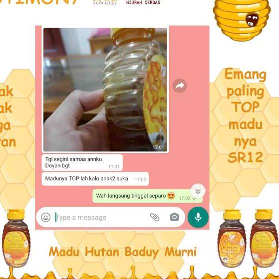 

FREE ONGKIR!MADU MURNI 100% TANPA BAHAN TAMBAHAN, MADU HUTAN BADUY SR12|SQ9