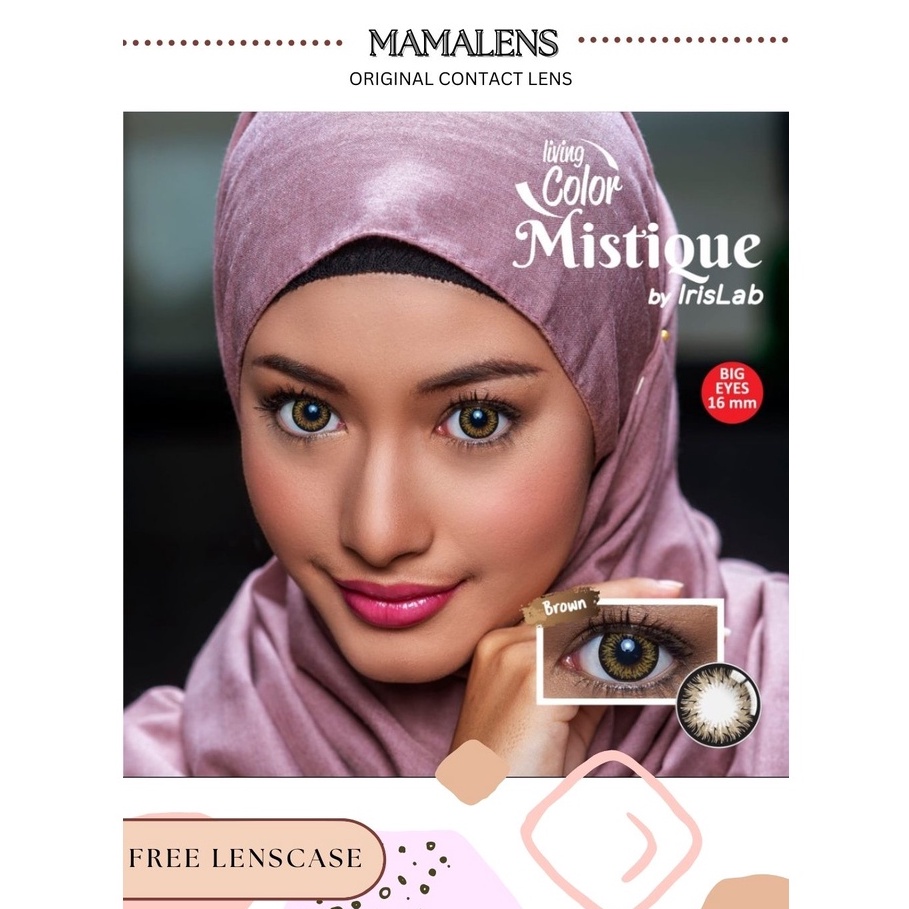 Softlens Mistique Minus -3.25 sd -6.00 Free Lenscase -MAMALENS