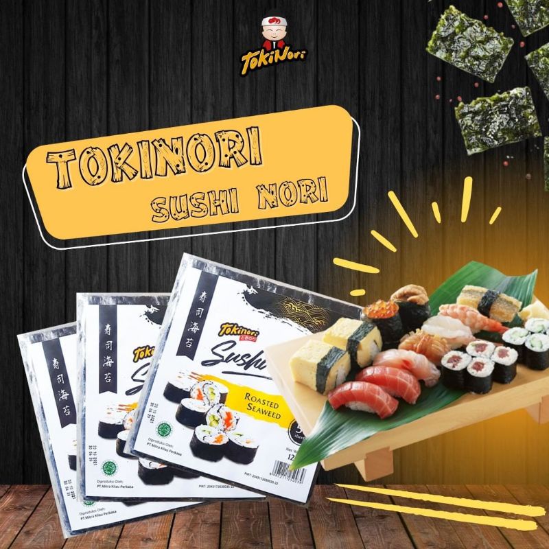 Tokinori Shusi Nori 50 lembar halal | Yakinori lokal for Shusi Kimbab