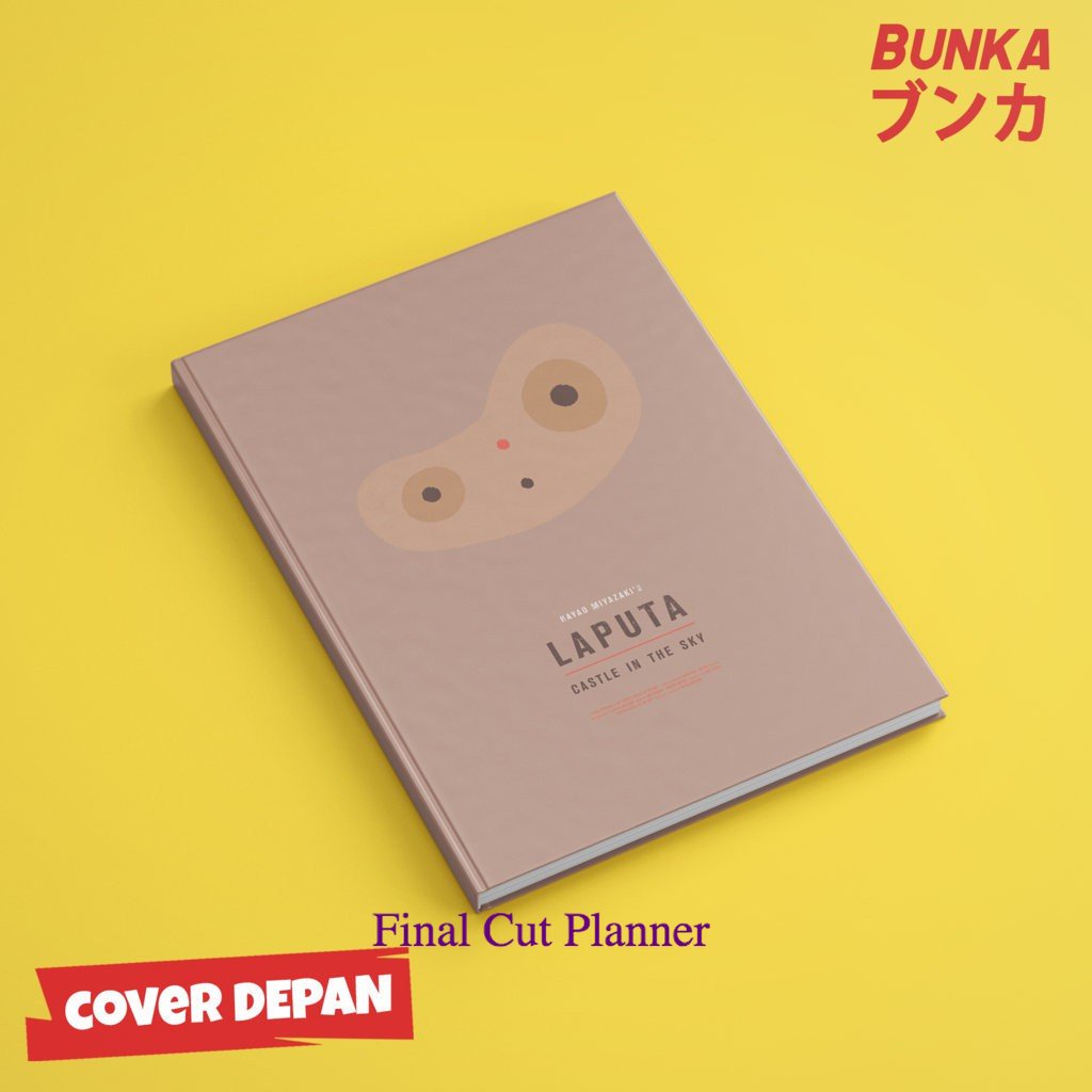 

Notebook Anime Ghibli Laputa Hardcover A5 Buku Tulis Catatan Note Agenda Planner Jurnal .