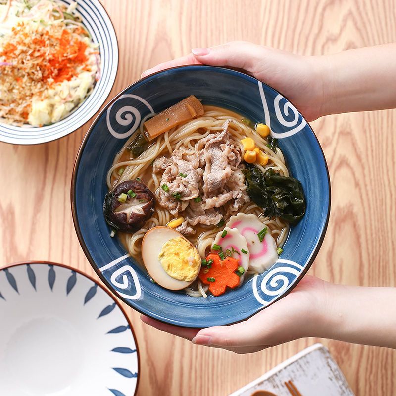 Mangkok Keramik Motif Jepang