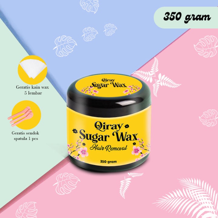 SHINE STAR - (READY) QIRAY Sugar Wax Waxing Kit Penghilang Bulu Rambut Bulu Ketiak Bulu Kaki Tangan Permanen (FREE AFTER WAXING)