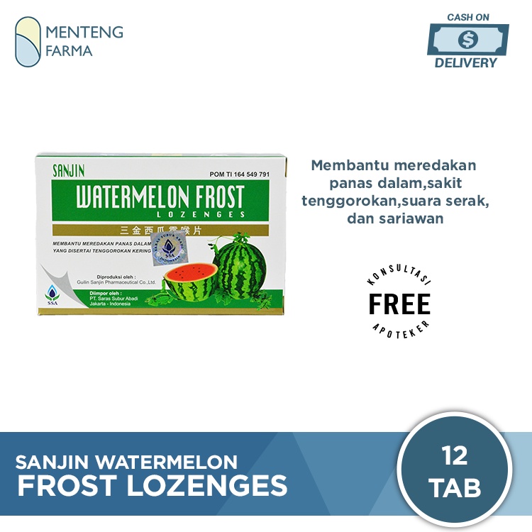 Sanjin Watermelon Frost Lozenges