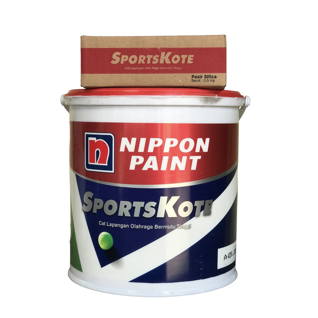 Jual Cat Lapangan Olahraga dan Jalan Nippon Sportskote 5kg Shopee