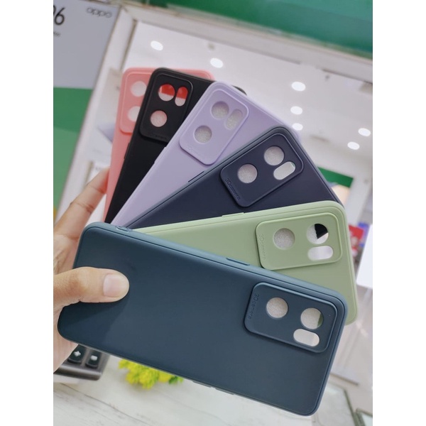 Silvertech Kesing silikon case Oppo Reno 7 5G  Oppo Reno 7 Z 5G Macaron kesing silikon + Pelindung kamera kesing Oppo