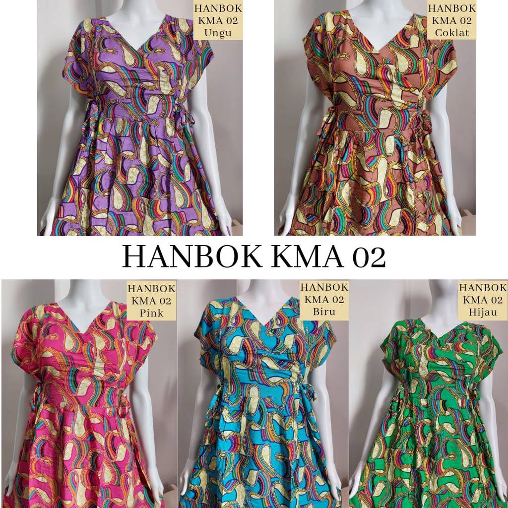 Daster Hanbok Batik Kudamas LD 106cm KMA-02 &amp; KB-194