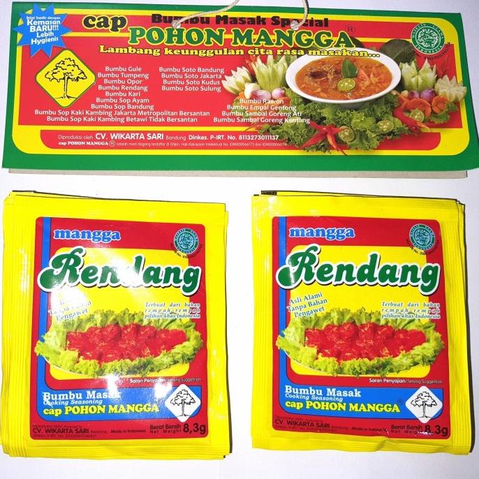 

Ready oke] Bumbu Rendang Pohon Mangga 8.3 gr (12 sac)