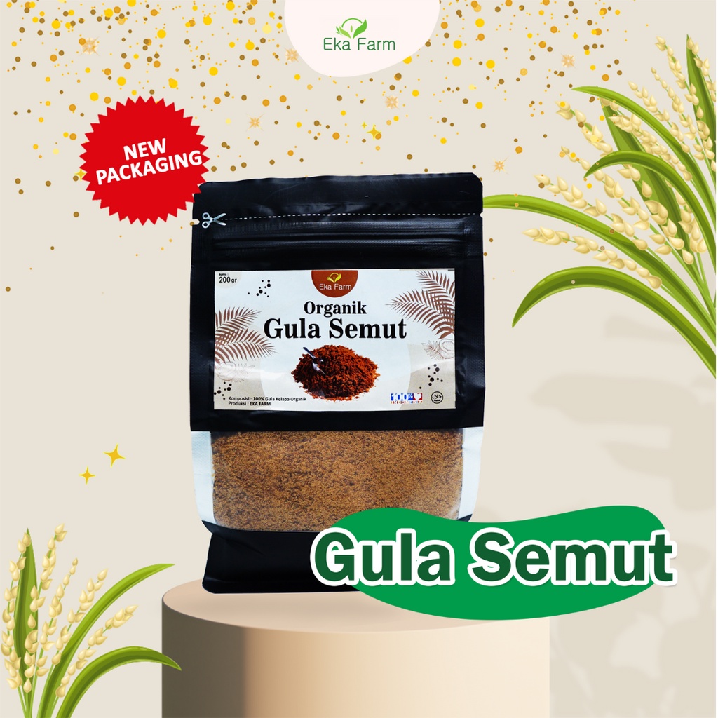 Jual Gula Semut Organik Eka Farm Kemasan 200gr Eka Farm Official