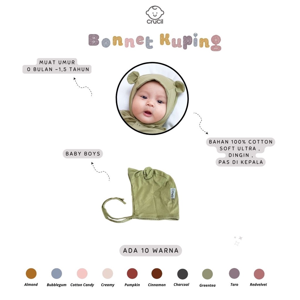 Bonnet dan Topi Bayi