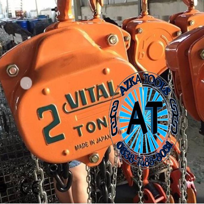 Jual Vital Chain Block Takel 2 Ton X 7Meter Chain Hoist Vital 2T X 7M